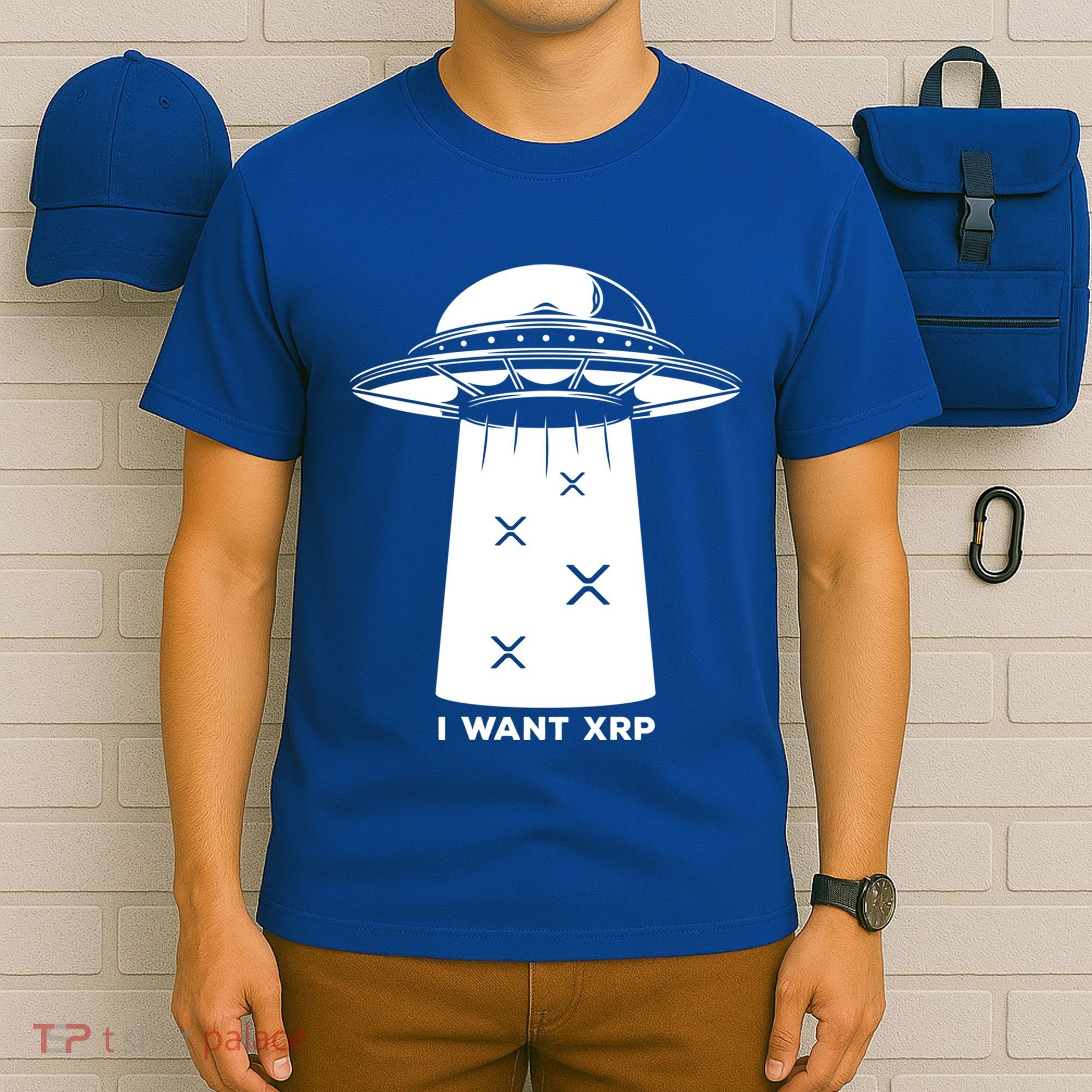 I Want Xrp Ripple Token Crypto Coin Millionaire Cool Gift T-Shirt