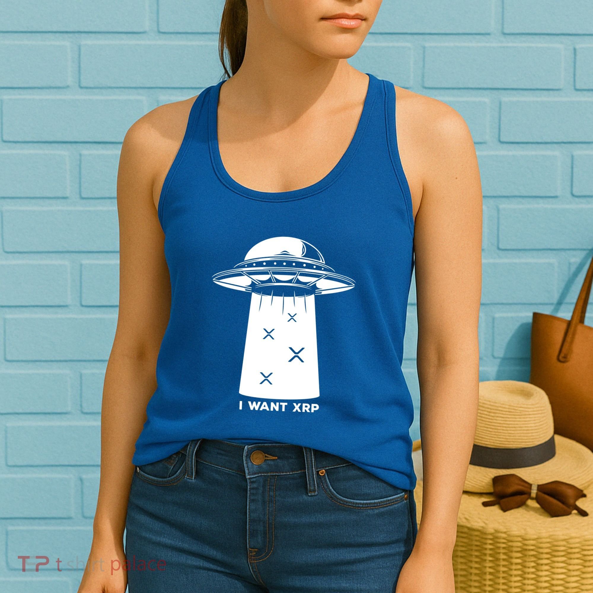 I Want Xrp Ripple Token Crypto Coin Millionaire Cool Gift Women's Tank Top
