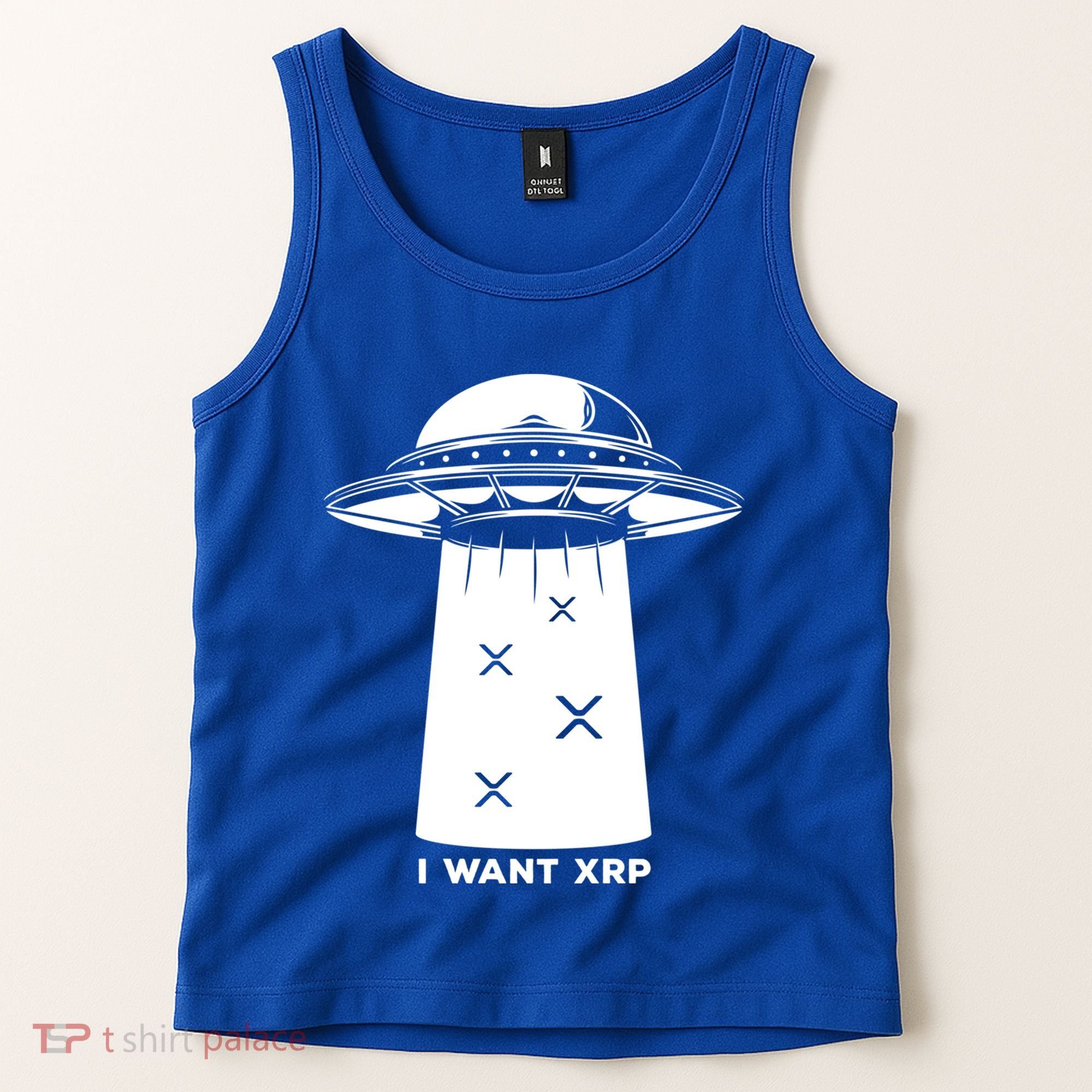 I Want Xrp Ripple Token Crypto Coin Millionaire Cool Gift Tank Top