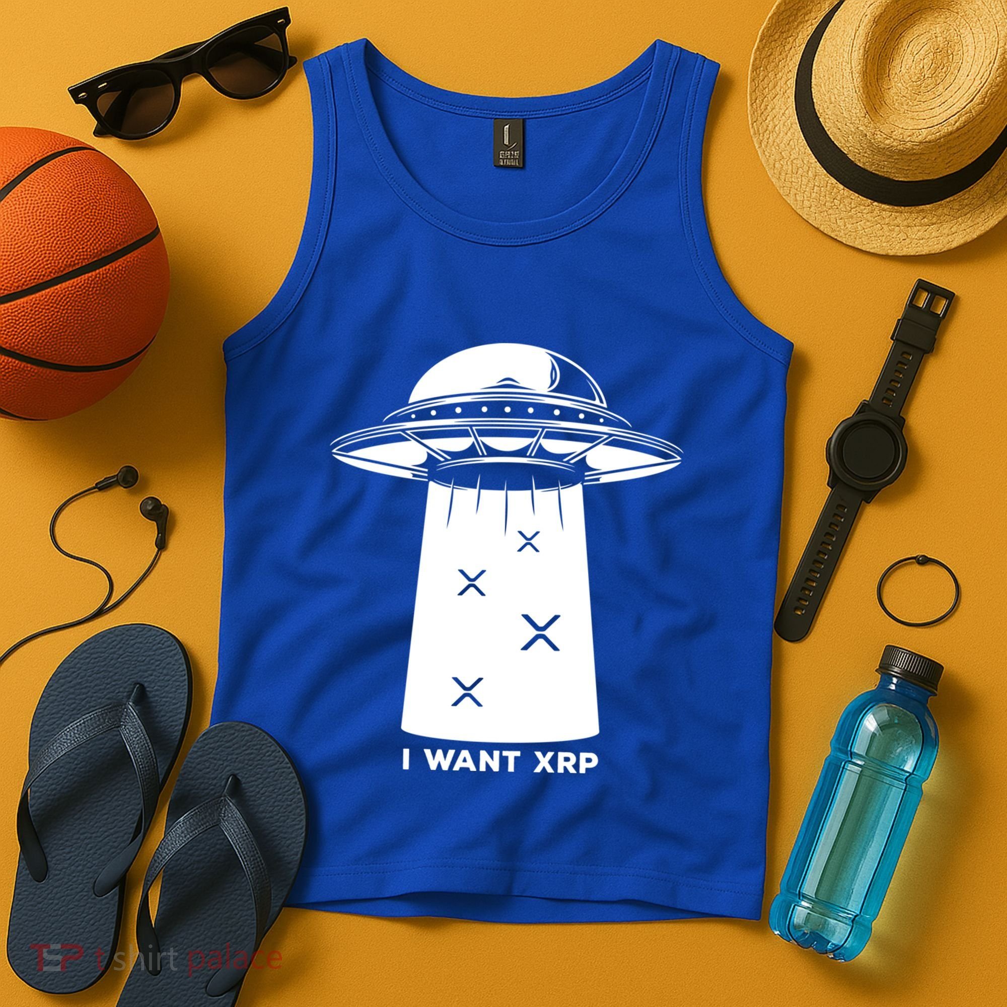 I Want Xrp Ripple Token Crypto Coin Millionaire Cool Gift Tank Top
