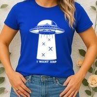I Want Xrp Ripple Token Crypto Coin Millionaire Cool Gift Women's T-Shirt thumb 2