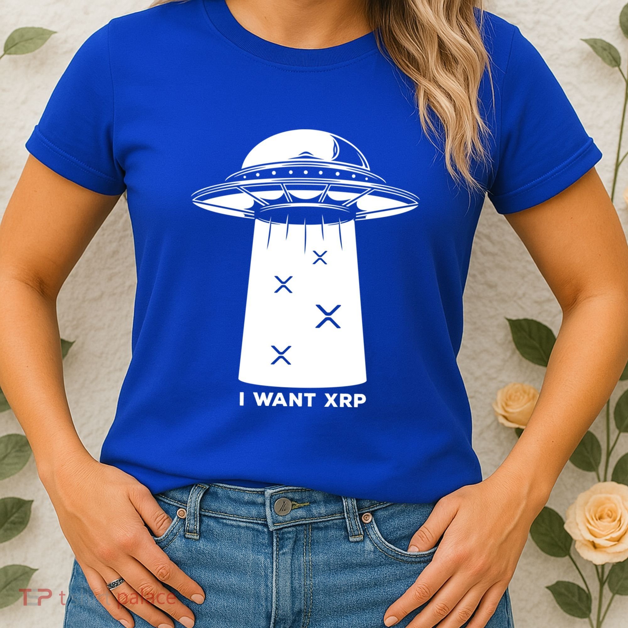 I Want Xrp Ripple Token Crypto Coin Millionaire Cool Gift Women's T-Shirt
