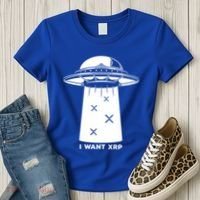I Want Xrp Ripple Token Crypto Coin Millionaire Cool Gift Women's T-Shirt thumb 3