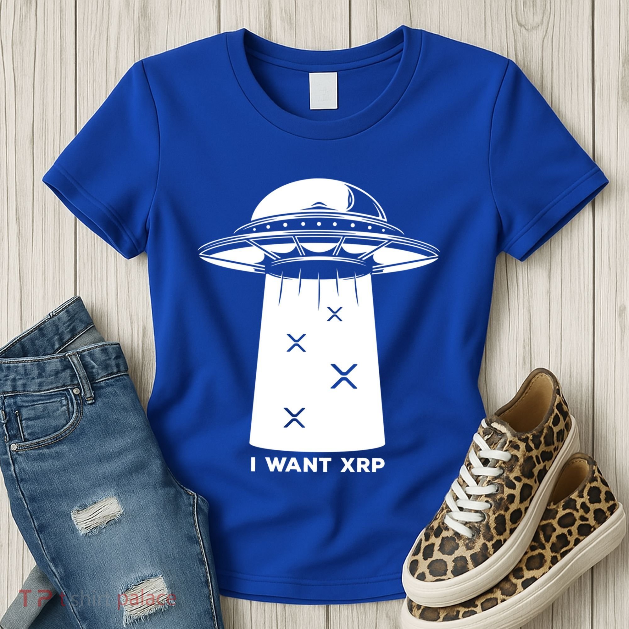 I Want Xrp Ripple Token Crypto Coin Millionaire Cool Gift Women's T-Shirt