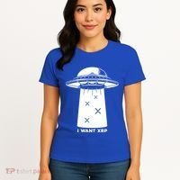 I Want Xrp Ripple Token Crypto Coin Millionaire Cool Gift Women's T-Shirt thumb 4