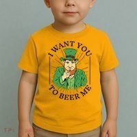 I Want You To Beer Me St Patrick's Day Toddler T-Shirt thumb 2