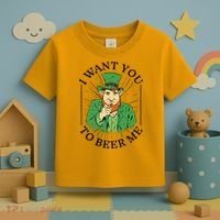 I Want You To Beer Me St Patrick's Day Toddler T-Shirt thumb 3