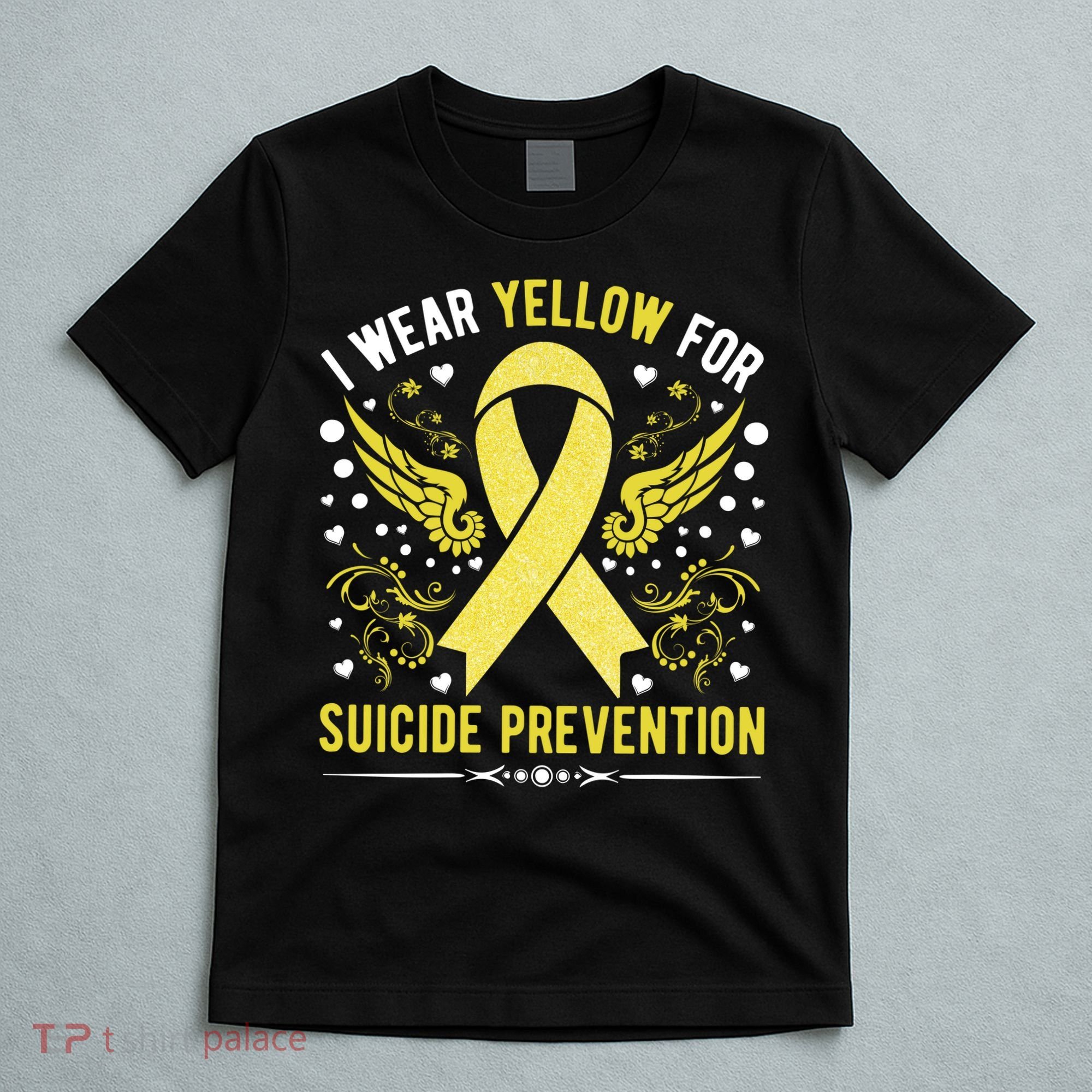 I Wear Yellow For Suicide Prevention Awareness T-Shirt