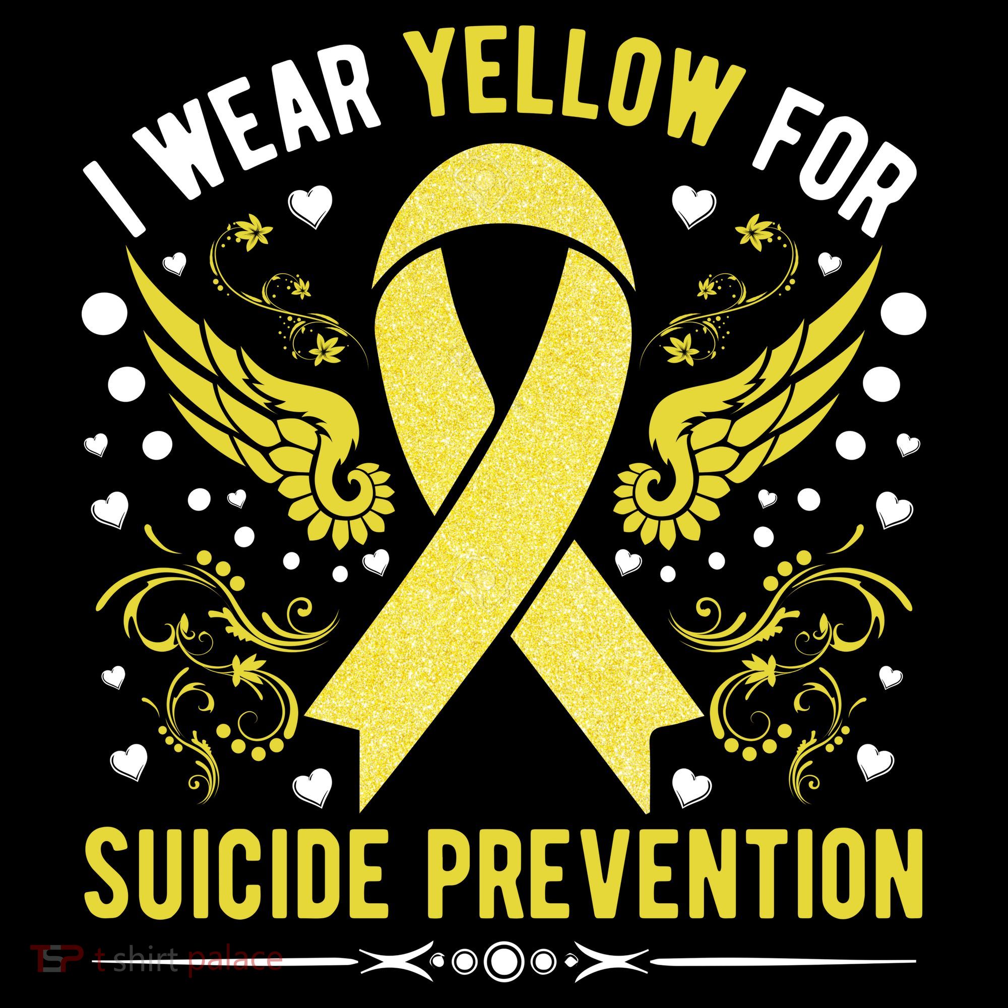 I Wear Yellow For Suicide Prevention Awareness Coffee Mug