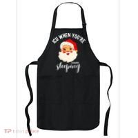 ICU When You're Sleeping Funny ICU Nurse Christmas Santa Apron thumb 0
