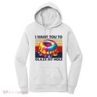 I Want You To Glaze My Hole Sarcastic Dirty Donut Women's Hoodie thumb 0