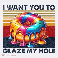 I Want You To Glaze My Hole Sarcastic Dirty Donut Women's Tank Top thumb 5