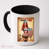 I Want You For US Army Female America Coffee Mug thumb 0