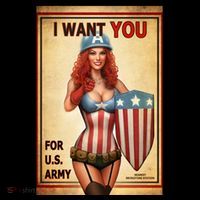 I Want You For US Army Female America Coffee Mug thumb 5