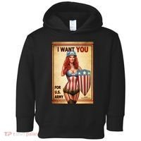 I Want You For US Army Female America Toddler Hoodie thumb 0