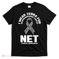 I Wear Zebra for Neuroendocrine Cancer Awareness NET Cancer T-Shirt thumb 0