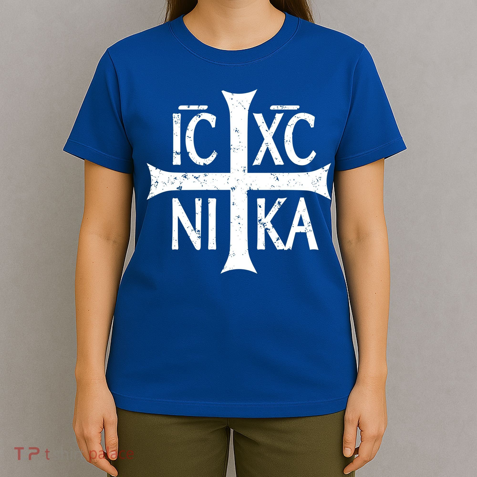 Ic Xc Nika Cross Christogram Orthodox Christian T-Shirt