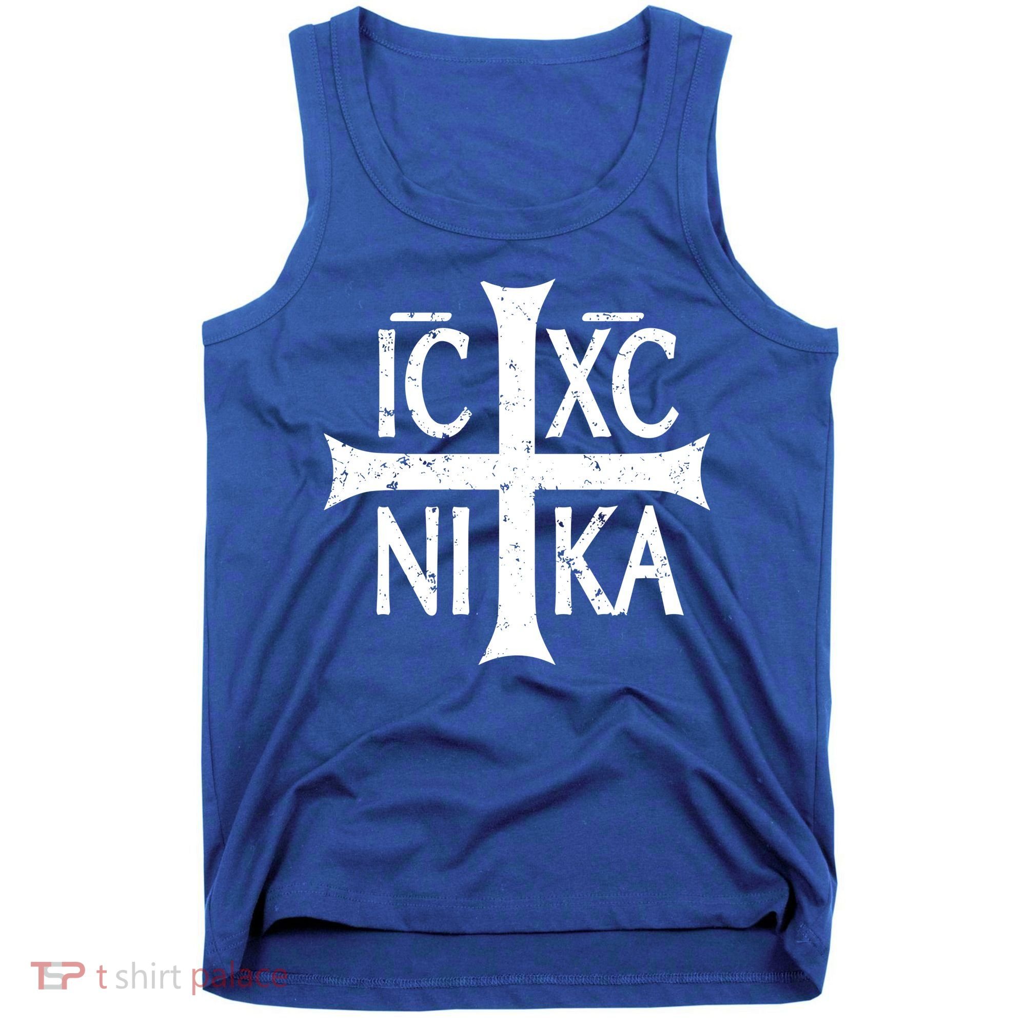 Ic Xc Nika Cross Christogram Orthodox Christian Tank Top