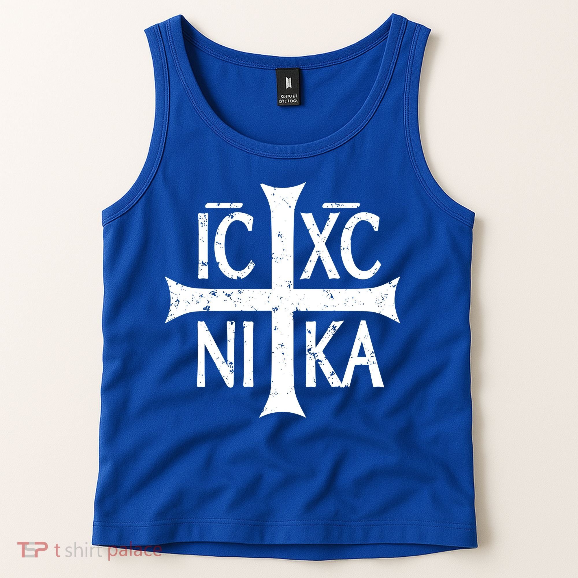 Ic Xc Nika Cross Christogram Orthodox Christian Tank Top