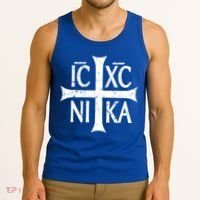 Ic Xc Nika Cross Christogram Orthodox Christian Tank Top thumb 3