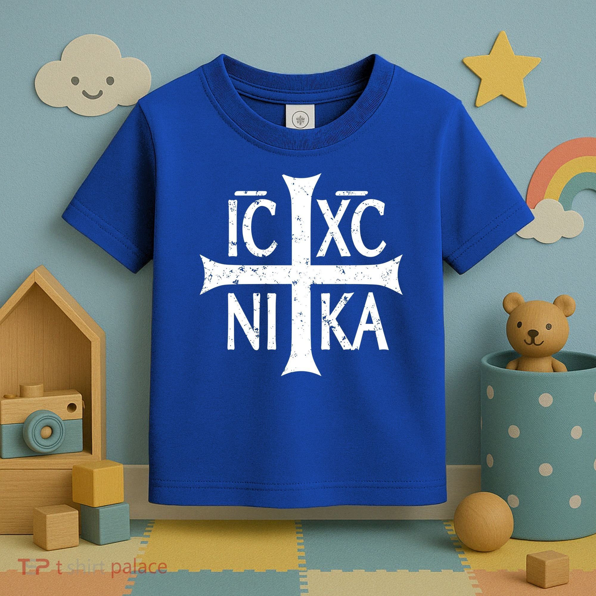 Ic Xc Nika Cross Christogram Orthodox Christian Toddler T-Shirt
