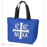 Ic Xc Nika Cross Christogram Orthodox Christian Tote Bag thumb 3
