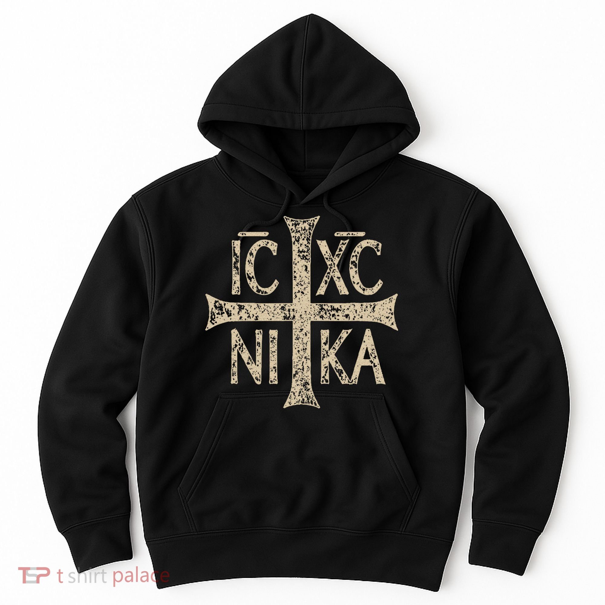 Ic Xc Nika Cross Christogram Orthodox Christian Hoodie
