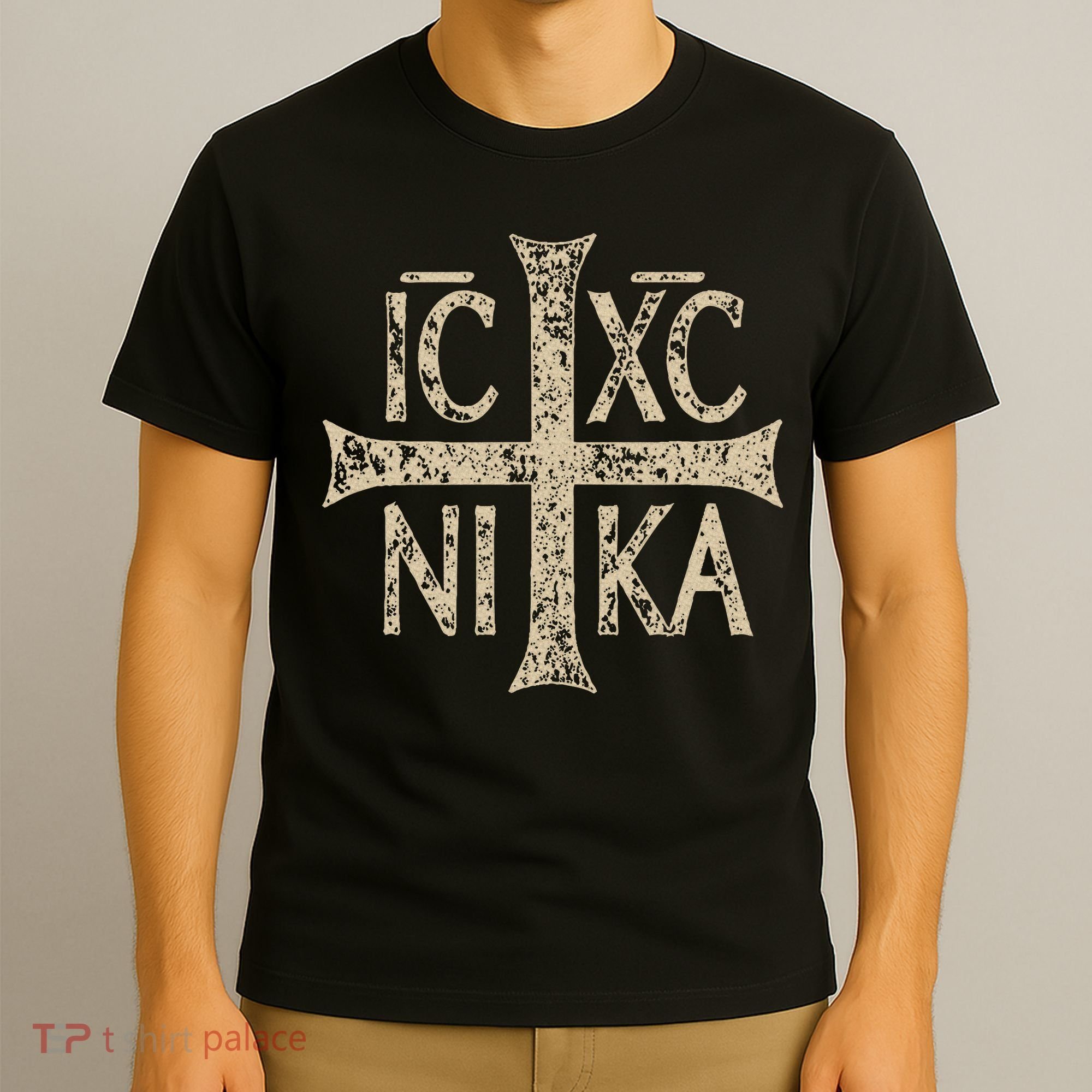 Ic Xc Nika Cross Christogram Orthodox Christian T-Shirt