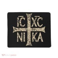 Ic Xc Nika Cross Christogram Orthodox Christian Mousepad thumb 0