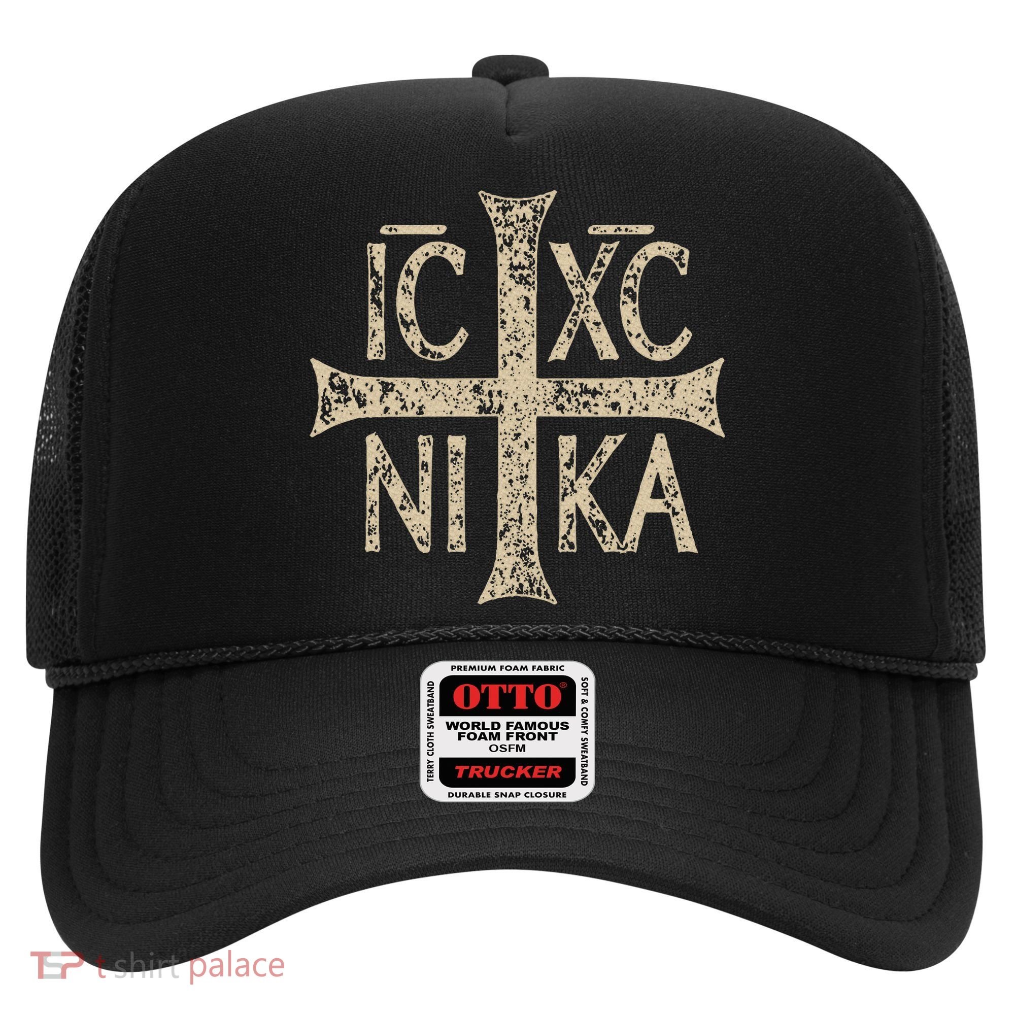 Ic Xc Nika Cross Christogram Orthodox Christian Hat