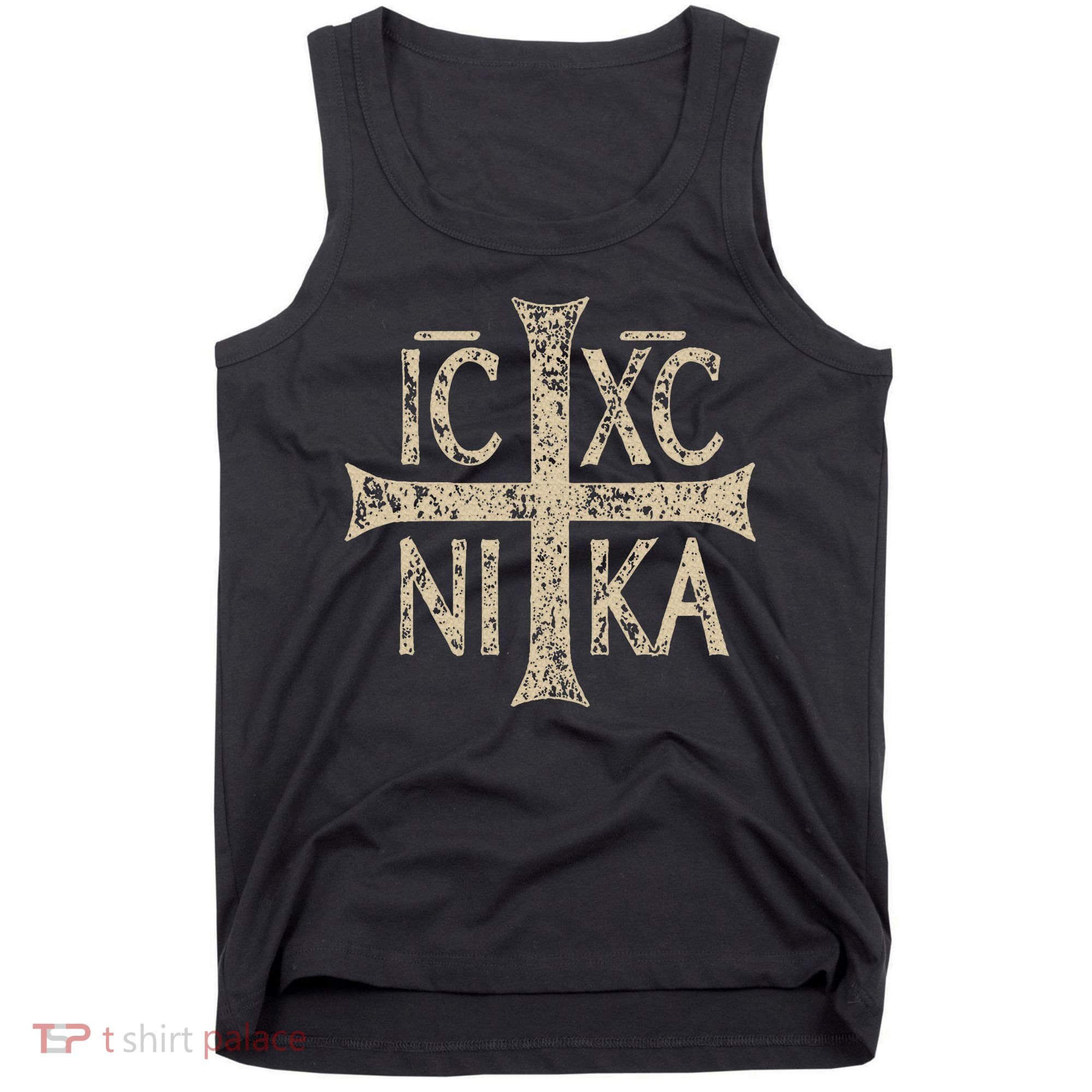 Ic Xc Nika Cross Christogram Orthodox Christian Tank Top