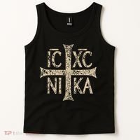 Ic Xc Nika Cross Christogram Orthodox Christian Tank Top thumb 2
