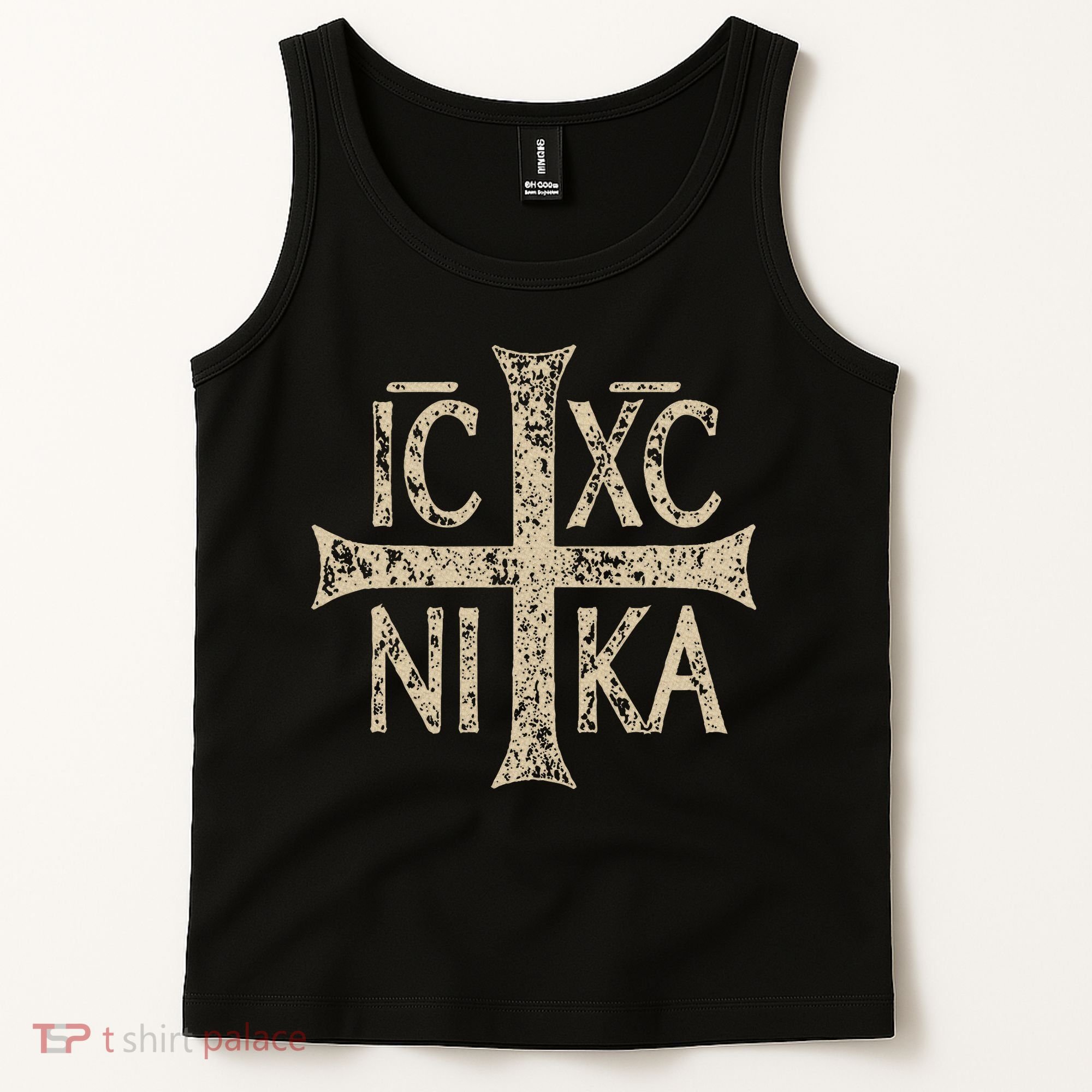 Ic Xc Nika Cross Christogram Orthodox Christian Tank Top