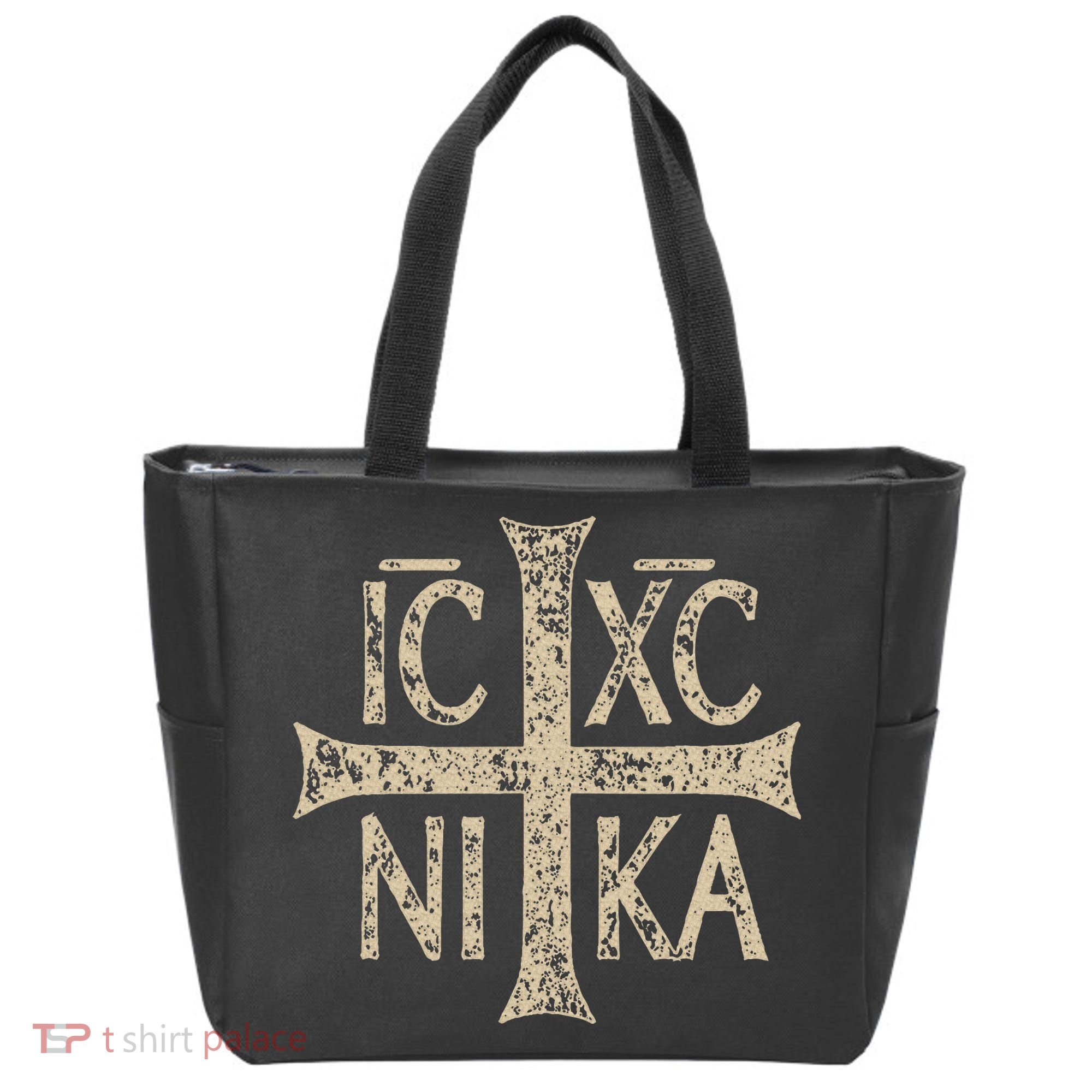Ic Xc Nika Cross Christogram Orthodox Christian Tote Bag