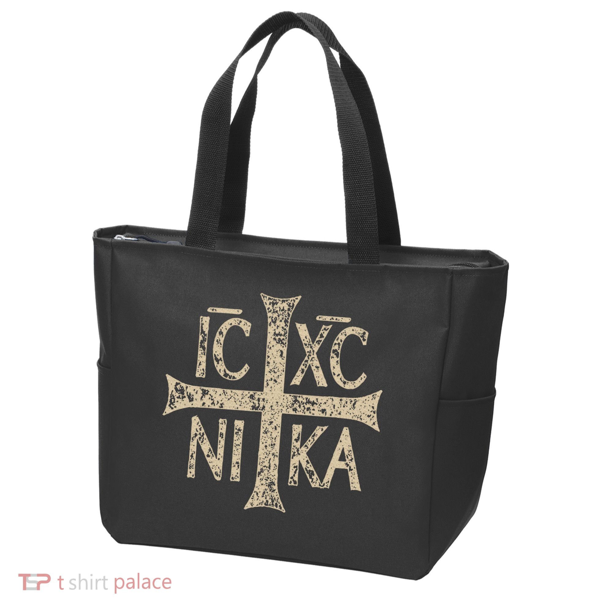 Ic Xc Nika Cross Christogram Orthodox Christian Tote Bag