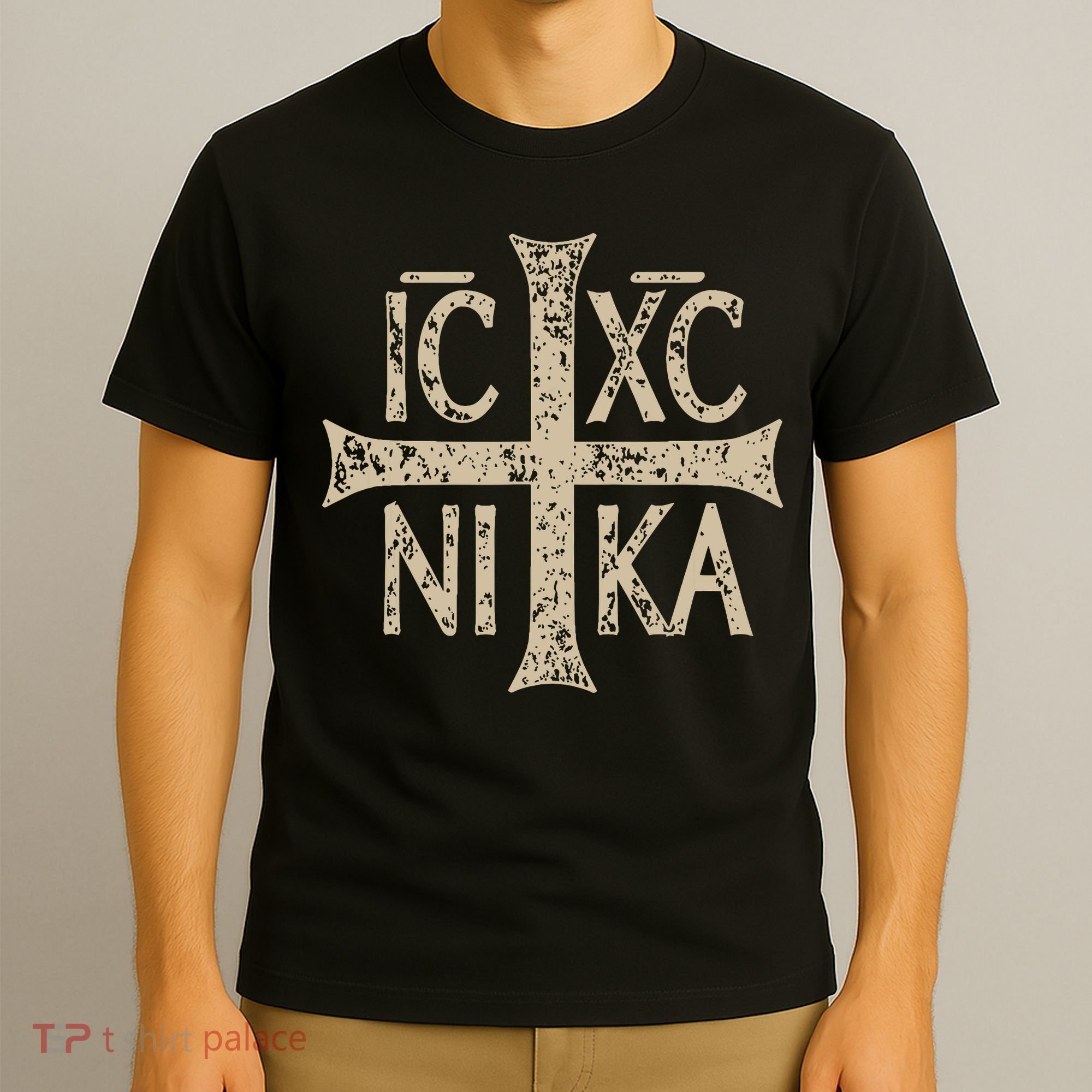 Ic Xc Nika Cross Christogram Orthodox Christian T-Shirt