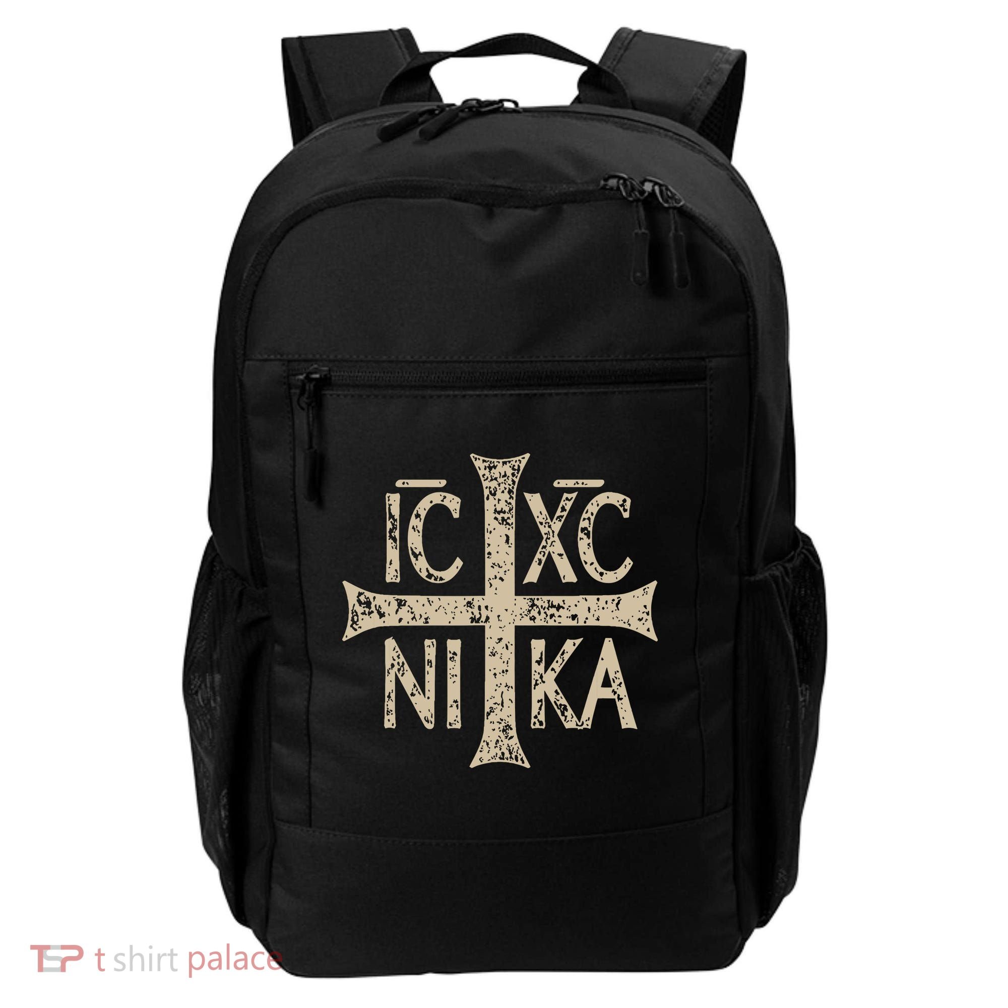 Ic Xc Nika Cross Christogram Orthodox Christian Backpack