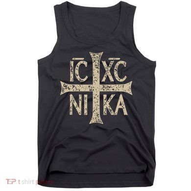 Ic Xc Nika Cross Christogram Orthodox Christian Tank Top