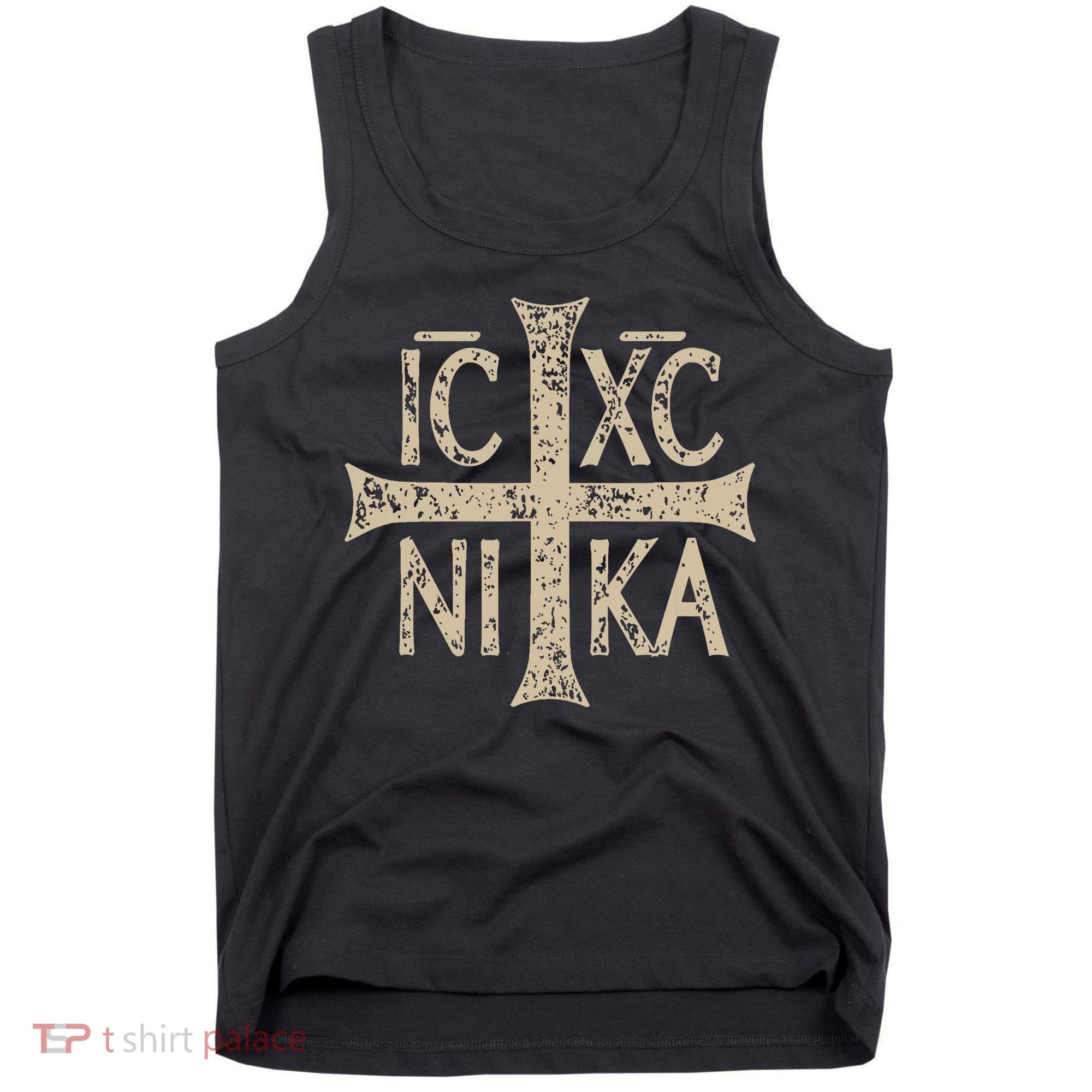 Ic Xc Nika Cross Christogram Orthodox Christian Tank Top