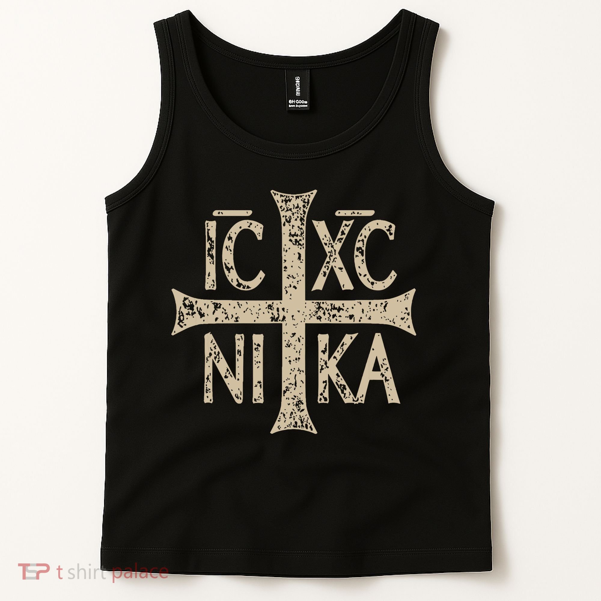 Ic Xc Nika Cross Christogram Orthodox Christian Tank Top