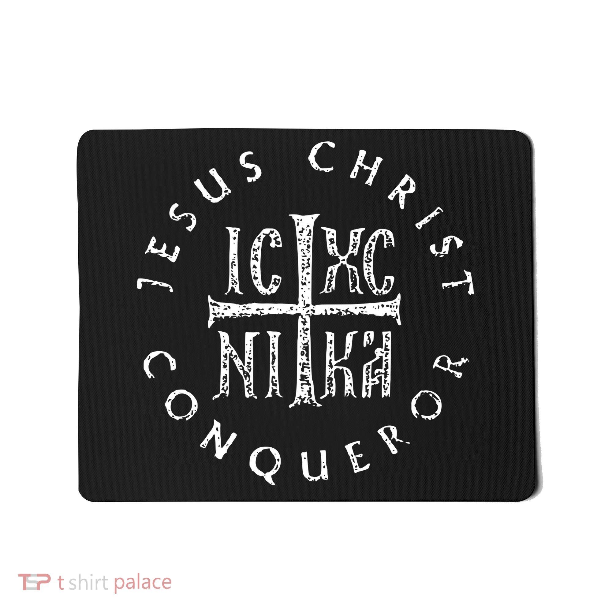 Ic Xc Nika Cross Christogram Orthodox Christian Mousepad