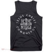 Ic Xc Nika Cross Christogram Orthodox Christian Tank Top thumb 0