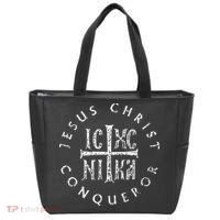 Ic Xc Nika Cross Christogram Orthodox Christian Tote Bag thumb 0
