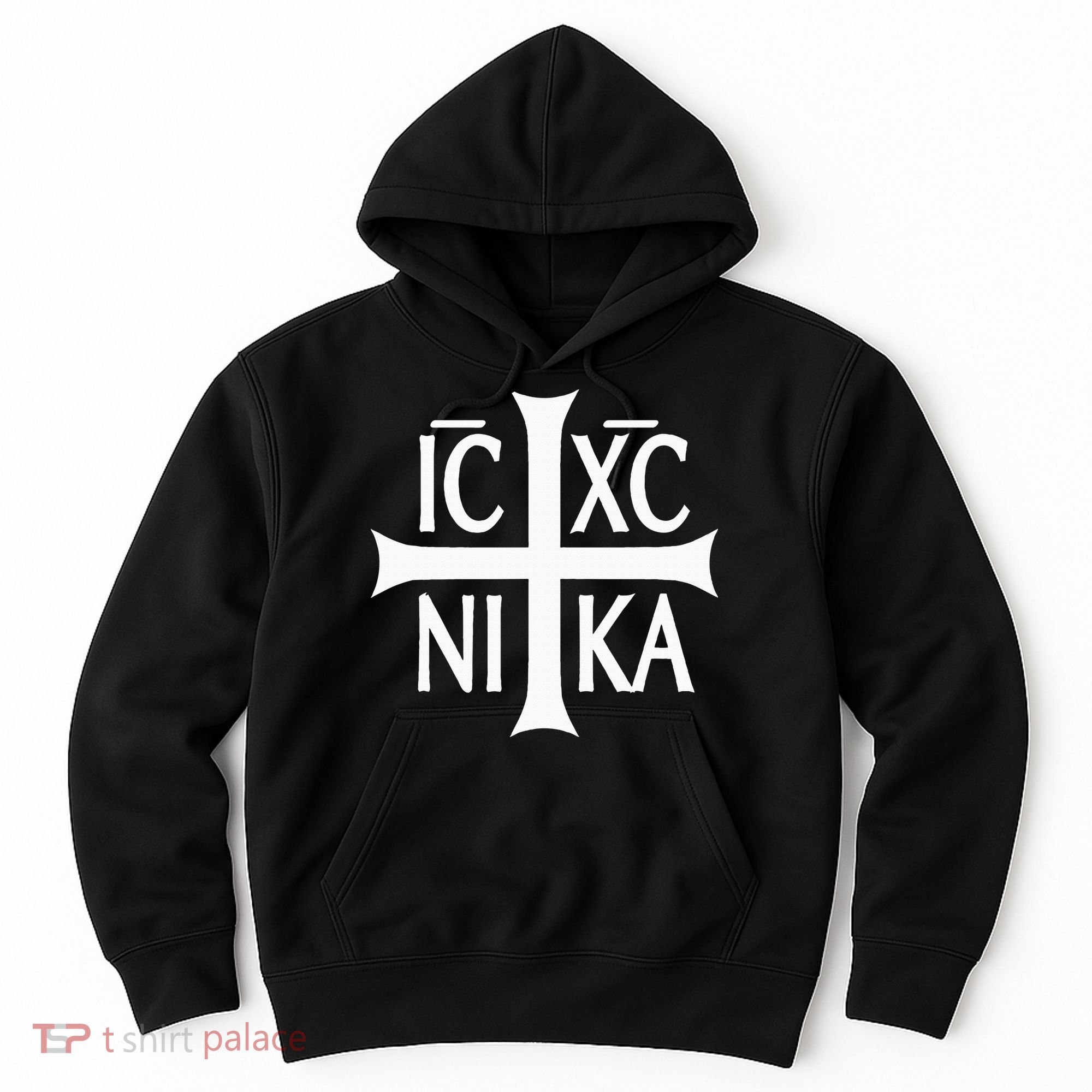 Ic Xc Nika Cross Eastern Christian Greek Hoodie