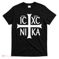Ic Xc Nika Cross Eastern Christian Greek T-Shirt thumb 0