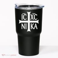 Ic Xc Nika Cross Eastern Christian Greek Tumbler thumb 0
