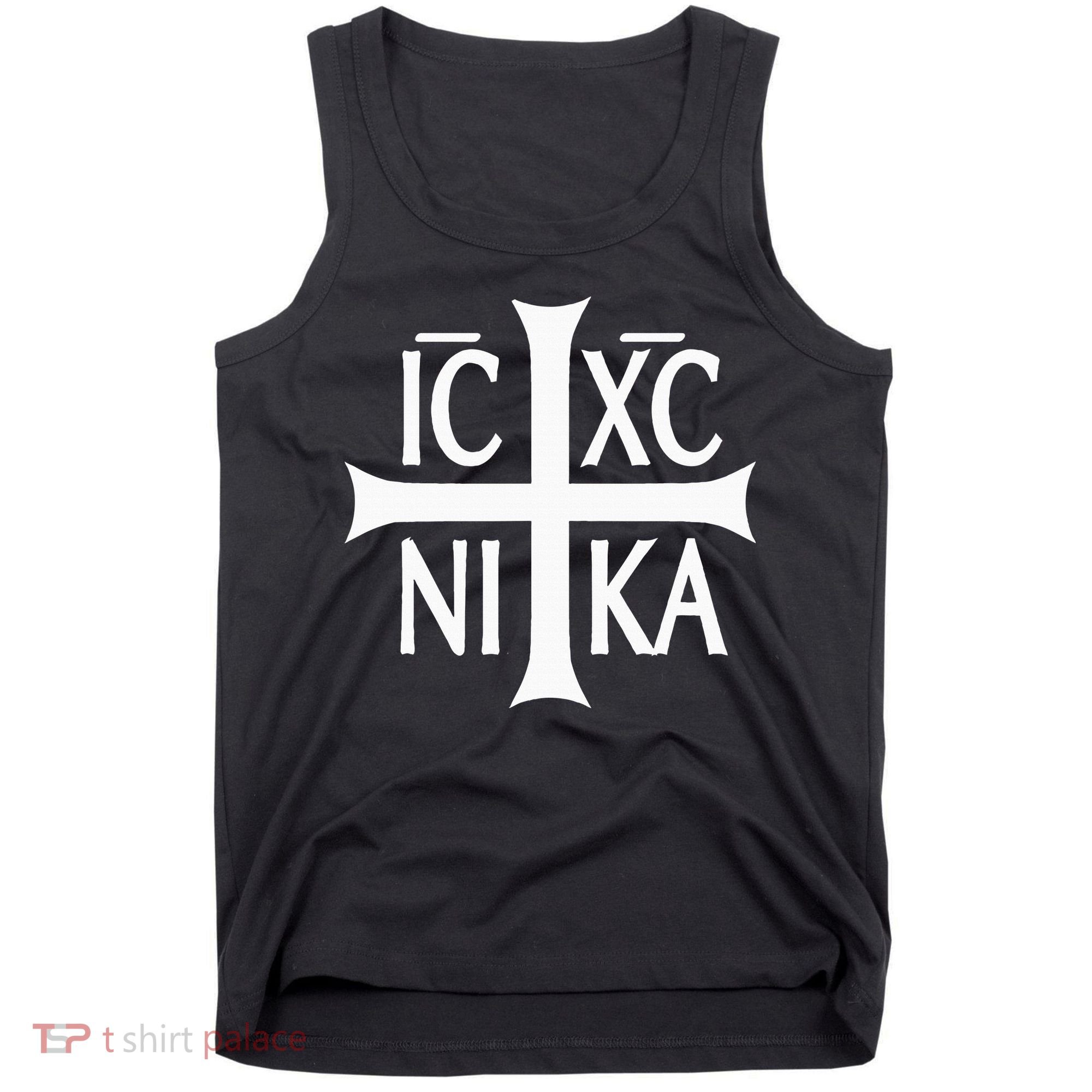 Ic Xc Nika Cross Eastern Christian Greek Tank Top
