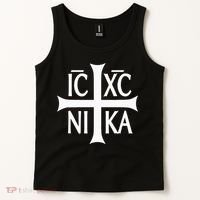Ic Xc Nika Cross Eastern Christian Greek Tank Top thumb 2