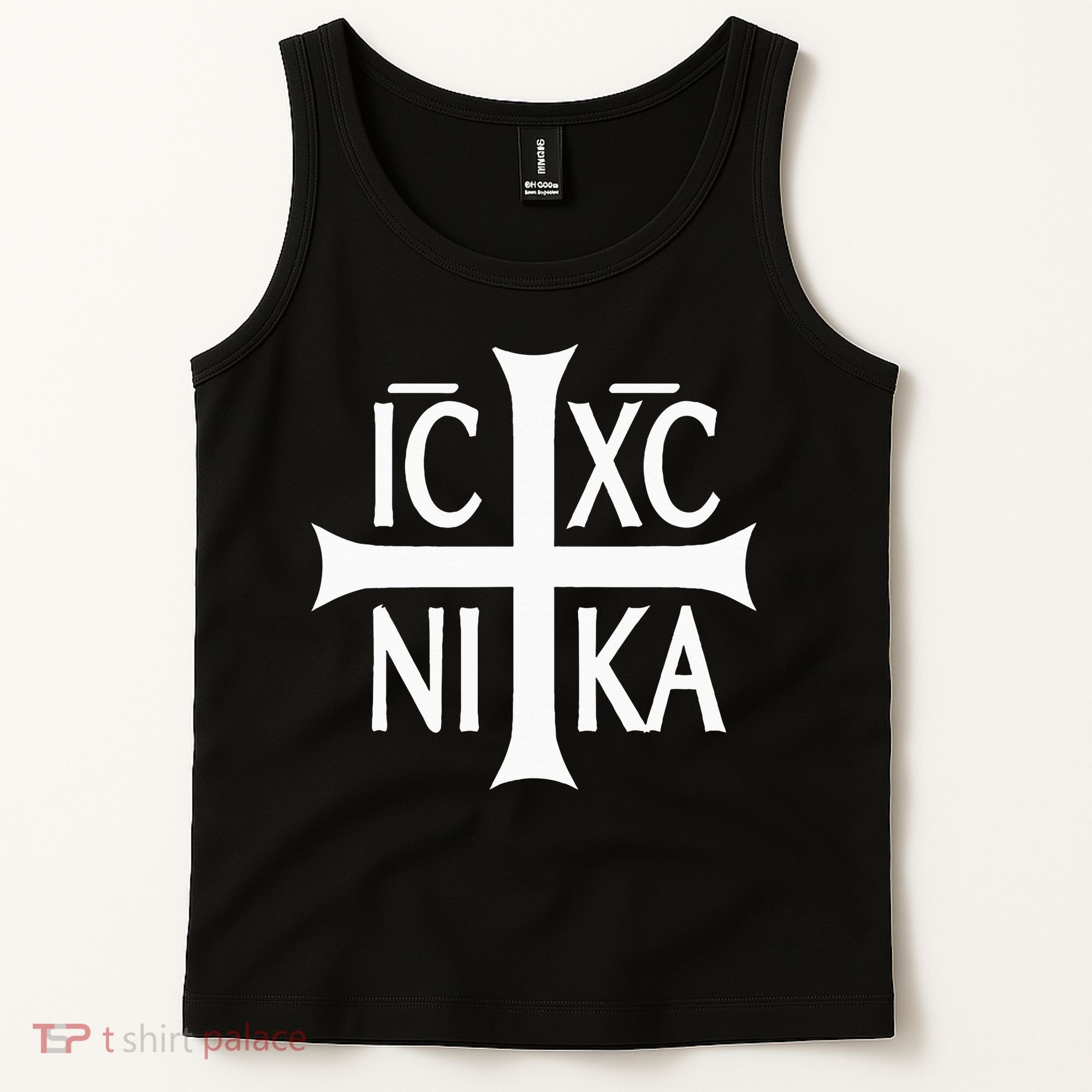Ic Xc Nika Cross Eastern Christian Greek Tank Top