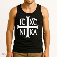 Ic Xc Nika Cross Eastern Christian Greek Tank Top thumb 3